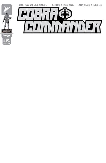 COBRA COMMANDER #1 (OF 5)  CVR G BLANK SKETCH VAR