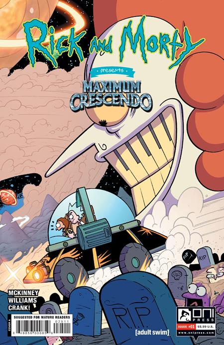 RICK AND MORTY PRESENTS MAXIMUM CRESCENDO #1 CVR A JARRETT WILLIAMS (MR)