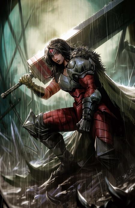  NOV25250839 | ABSOLUTE WONDER WOMAN @16 CVR B DERRICK CHEW CARD STOCK VAR PRE ORDER/ÖN SİPARİŞ [NOV25] | DC  