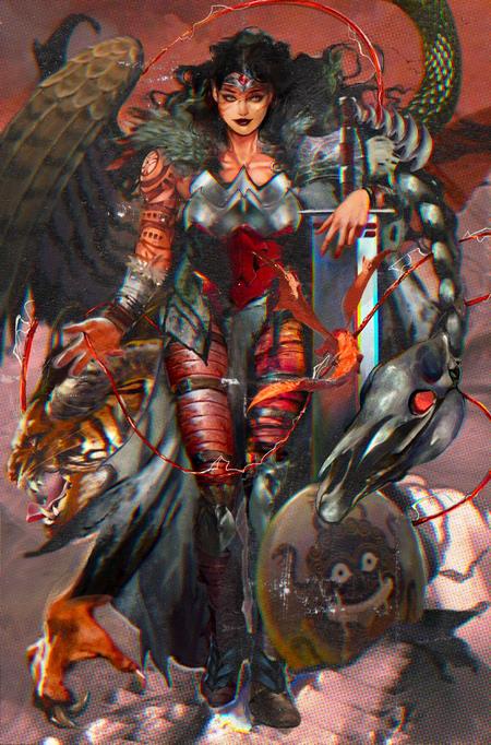  NOV25250842 | ABSOLUTE WONDER WOMAN @16 CVR E ANGELA WU CARD STOCK VAR PRE ORDER/ÖN SİPARİŞ [NOV25] | DC  