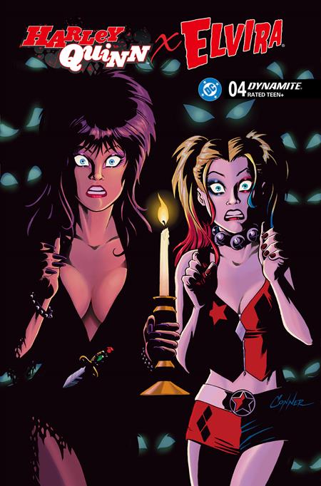 Weekly Pull list - HARLEY QUINN X ELVIRA #4 CVR H INC 1:10 AMANDA CONNER CANDLE VAR