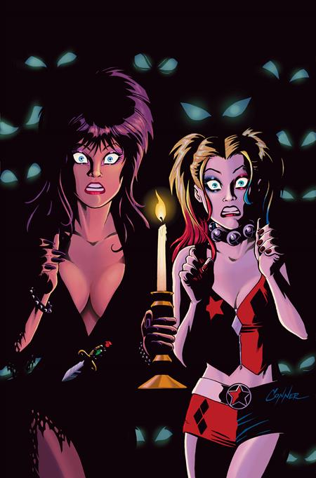 Weekly Pull list - HARLEY QUINN X ELVIRA #4 CVR L INC 1:20 AMANDA CONNER CANDLE VIRGIN VAR