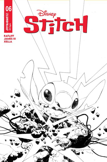 STITCH #6 CVR E INC 1:10 JAE LEE LINE ART VAR