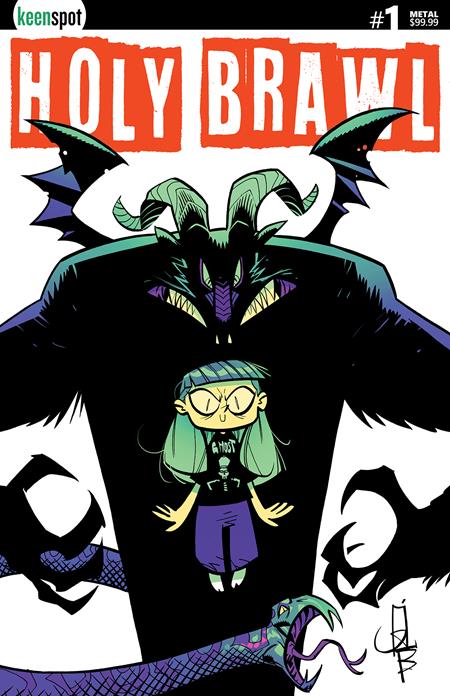 HOLY BRAWL #1 CVR D ATHILA FABBIO WHITE METAL VAR