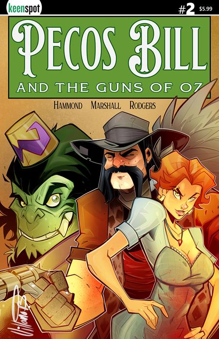 Weekly Pull list - PECOS BILL & THE GUNS OF OZ #2 CVR B VILLANO VAR (MR)