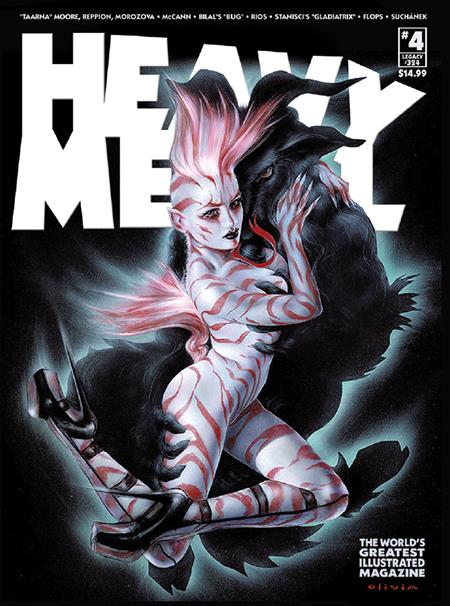  NOV25250978 | HEAVY METAL MAGAZINE @4 CVR A OLIVIA DE BERARDINIS PRE ORDER/ÖN SİPARİŞ [NOV25] | LUNAR  