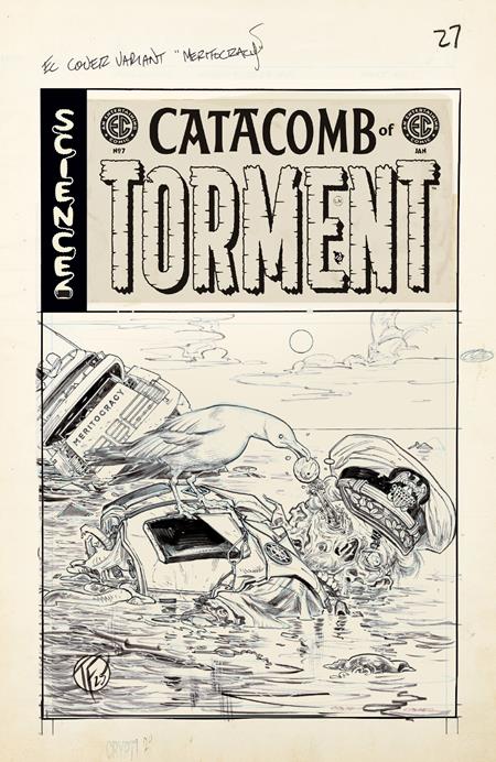 Weekly Pull list - EC CATACOMB OF TORMENT #7 CVR D INC 1:20 TOM FOWLER B&W ARTIST EDITION VAR