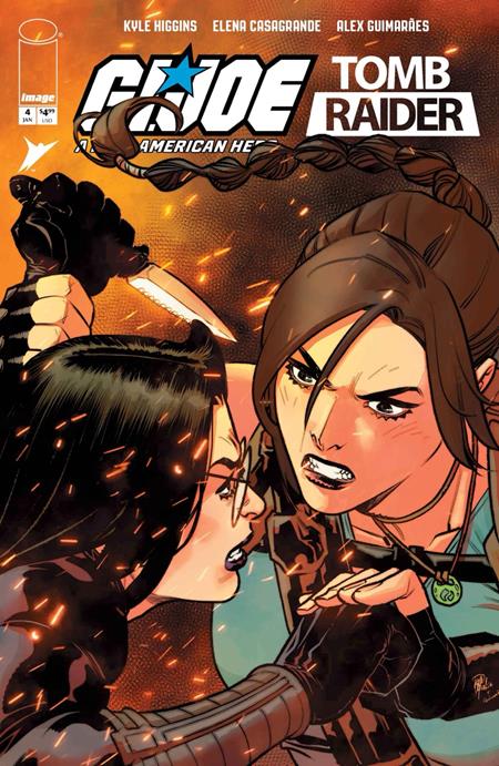 GI JOE A REAL AMERICAN HERO TOMB RAIDER #4 (OF 5) CVR A ELENA CASAGRANDE & ALEX GUIMARAES