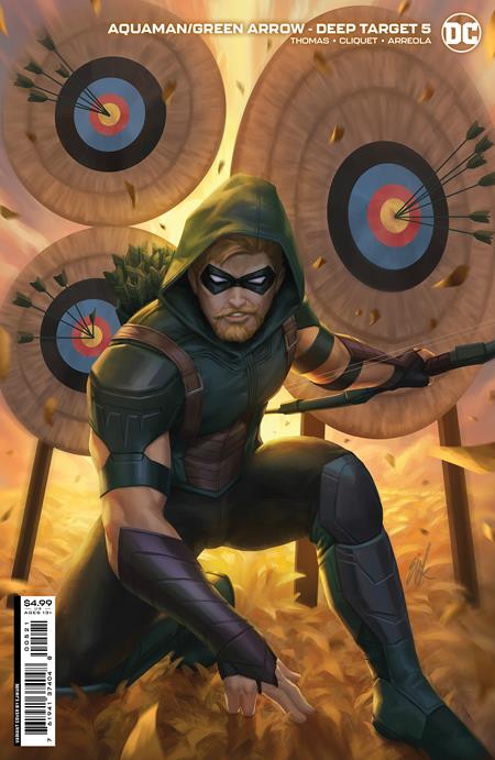 AQUAMAN GREEN ARROW DEEP TARGET #5 (OF 7) CVR B EJIKURE CARD STOCK VAR