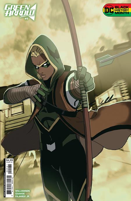 GREEN ARROW #9 (OF 12) CVR C NIKOLAS DRAPER-IVEY BLACK HISTORY MONTH CARD STOCK VAR
