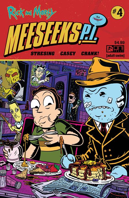 RICK AND MORTY MEESEEKS PI #4 (OF 4) CVR B SAM GRINBERG VAR (MR)