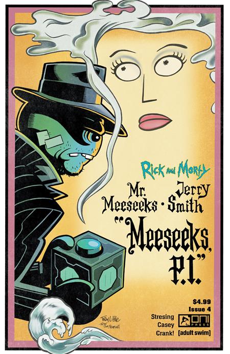 RICK AND MORTY MEESEEKS PI #4 (OF 4) CVR C INC 1:10 TROY LITTLE HOMAGE VAR (MR)