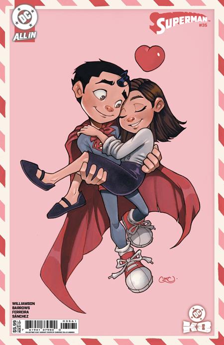 Weekly Pull list - SUPERMAN #35 CVR F CHRISSIE ZULLO VALENTINES DAY CARD STOCK VAR (DC K.O.)