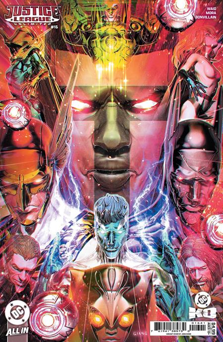 Weekly Pull list - JUSTICE LEAGUE UNLIMITED #16 CVR E JOHN GIANG CARD STOCK VAR (DC K.O.)