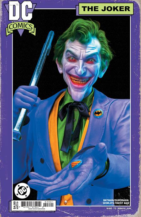 BATMAN SUPERMAN WORLDS FINEST #48 CVR B MARK SPEARS CARD STOCK VAR