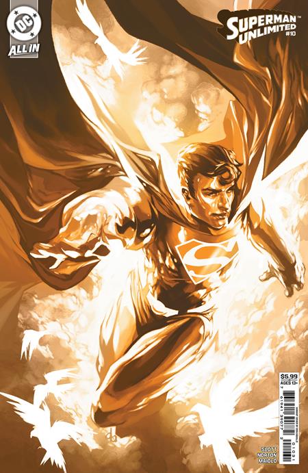 SUPERMAN UNLIMITED #10 CVR C DON AGUILLO CARD STOCK VAR
