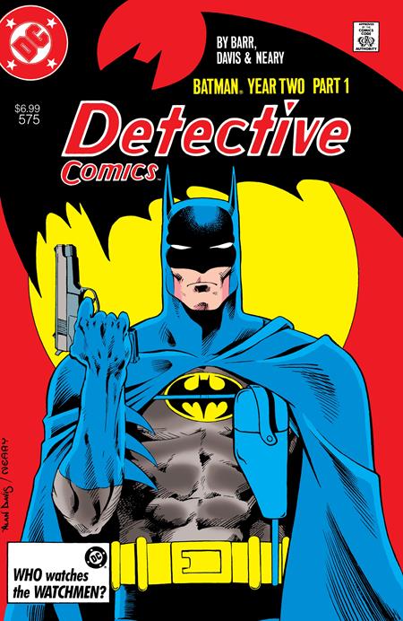 DETECTIVE COMICS #575 FACSIMILE EDITION CVR B ALAN DAVIS FOIL VAR (YEAR TWO PART 1 OF 4)