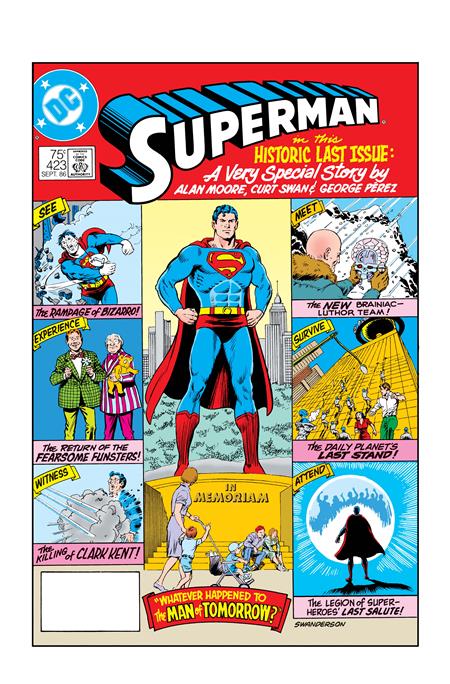Weekly Pull list - SUPERMAN #423 FACSIMILE EDITION CVR A CURT SWAN (WHATEVER HAPPENED TO THE MAN OF TOMORROW PART 1 OF 2)