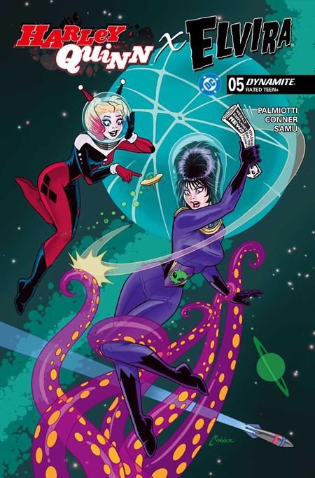 Weekly Pull list - HARLEY QUINN X ELVIRA #5 CVR A AMANDA CONNER TENTACLES