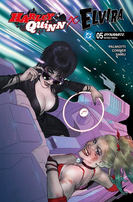 Weekly Pull list - HARLEY QUINN X ELVIRA #5 CVR D BEN CALDWELL VAR