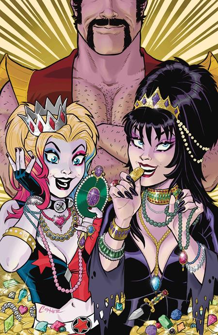 Weekly Pull list - HARLEY QUINN X ELVIRA #5 CVR L INC 1:20 AMANDA CONNER JEWELS VIRGIN VAR
