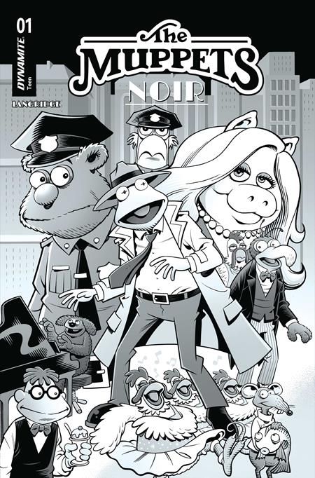 Weekly Pull list - MUPPETS NOIR #1 CVR G INC 1:15 ROGER LANGRIDGE LINE ART VAR