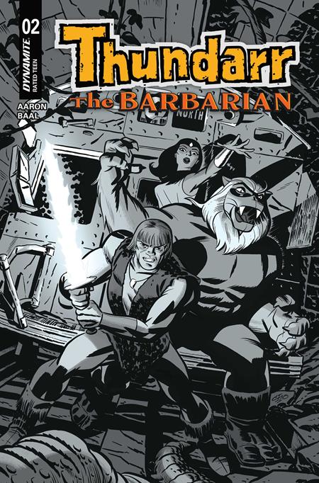 THUNDARR THE BARBARIAN #2 CVR F INC 1:10 MICHAEL CHO LINE ART VAR