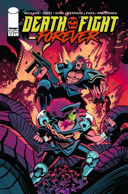 DEATH FIGHT FOREVER #1 (OF 5) CVR C INC 1:25 DYLAN BURNETT VAR (MR)