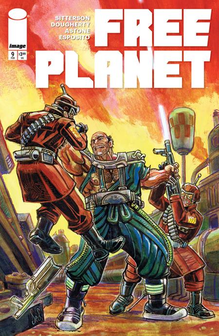 Weekly Pull list - FREE PLANET #9 CVR B JED DOUGHERTY VAR