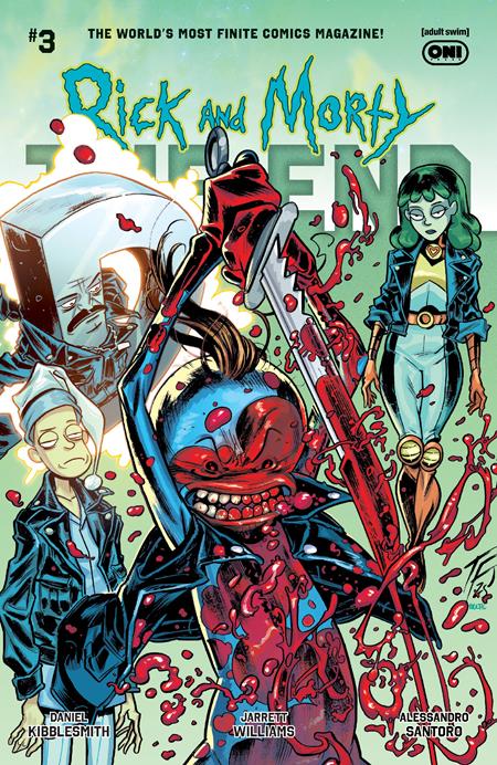 Weekly Pull list - RICK AND MORTY THE END #3 (OF 6) CVR D INC 1:20 TOM FOWLER VAR